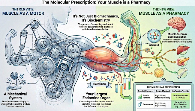 Your muscle is a pharmacy